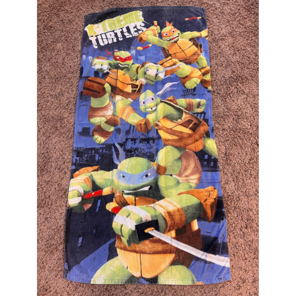 Nickelodeon TMNT Teenage Mutant Ninja Turtles Kids Beach Pool Towel 26x51